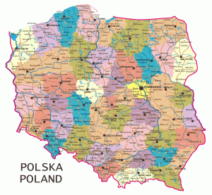 Велика карта Польщі