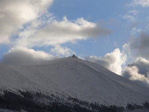 Гора Снєжка зимою