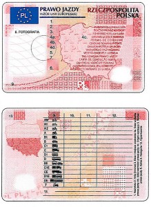 Польські водійські права