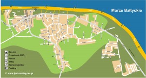 Карта міста Ястшембя-Гура