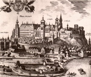 Вавельський замок у 16 столітті