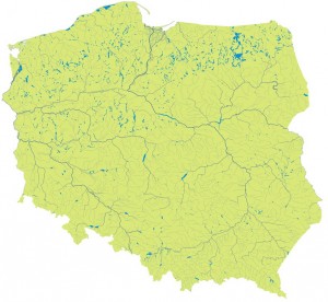 Гідрографічна карта Польщі