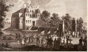 Замок Курник у 1842 році