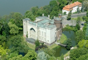 Замок Курник - Вигляд зверху