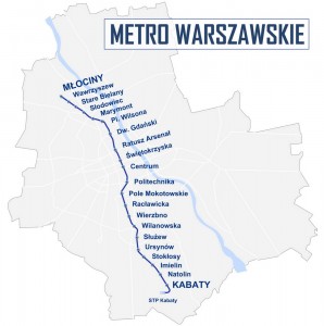 Карта метро в Польщі
