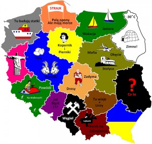 Цікава карта Польщі