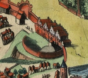 Королівський замок в Познані у 1617 році